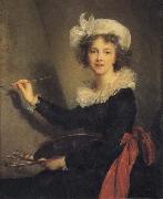 Elisabeth-Louise Vigee-Lebrun Self-Portrait oil painting artist